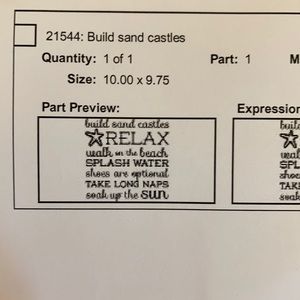 🏡Upper case living beach wall decal